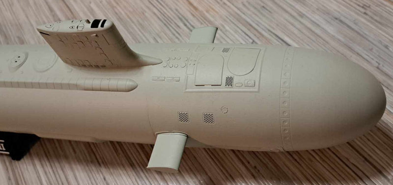 Photo of 3D printed USS Virginia Class Block III Submarine 1/144scale resin model by RC Subs