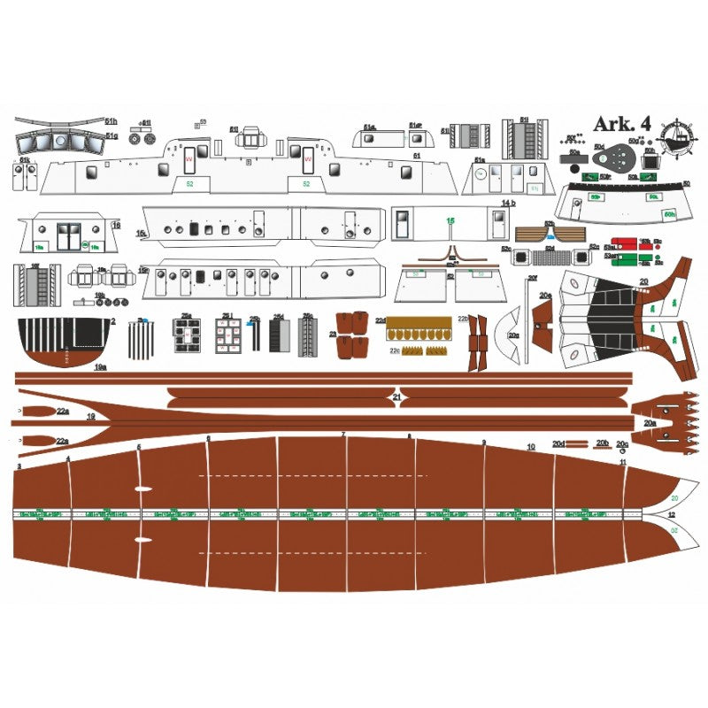 1:100 Scale Calypso Model Kit by Angraf - Captain Cousteau’s Vessel ...
