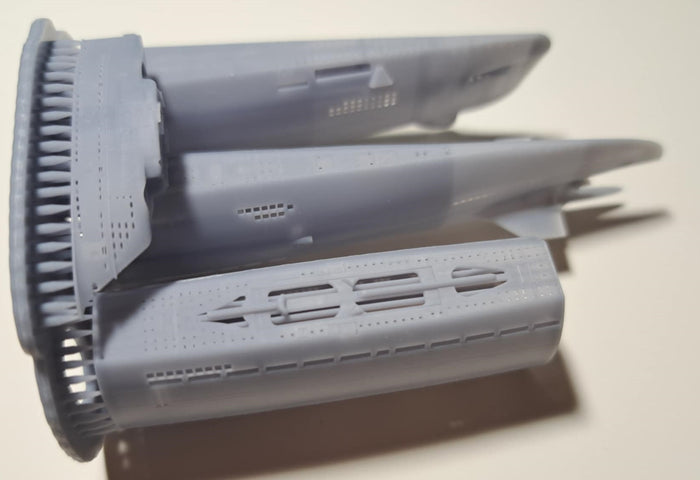 Photo of U-boot U-2540 resin model submarine kit in 1/700, 1/400, 1/350, and 1/200 scale with detailed hull and conning tower