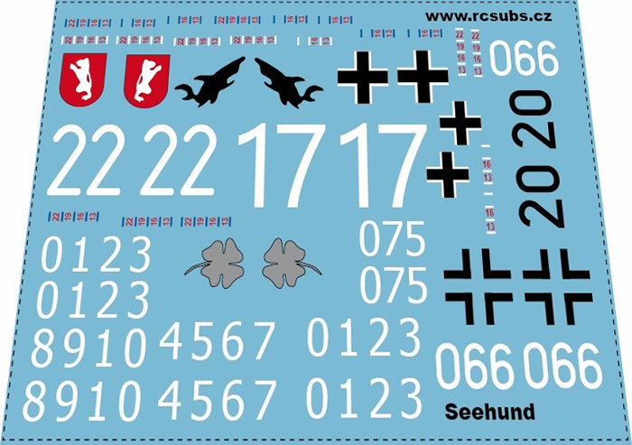 Photo of Seehund Type XXVIIB resin submarine model 1:144 scale by RCSubs RE-SEHU-144
