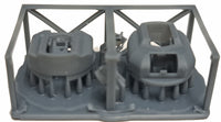 Photo of German U-Boat Type XXI 1:144 Revell detail set with photo-etched brass and 3D printed resin upgrade parts.