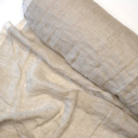 Photo of lightweight linen sail cloth fabric 95gsm for model ship sails 1:24–1:64 natural beige