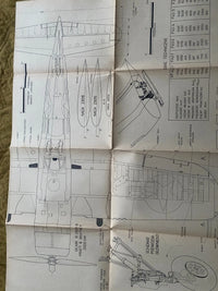 F4U Corsair construction plan sheet LOK 62