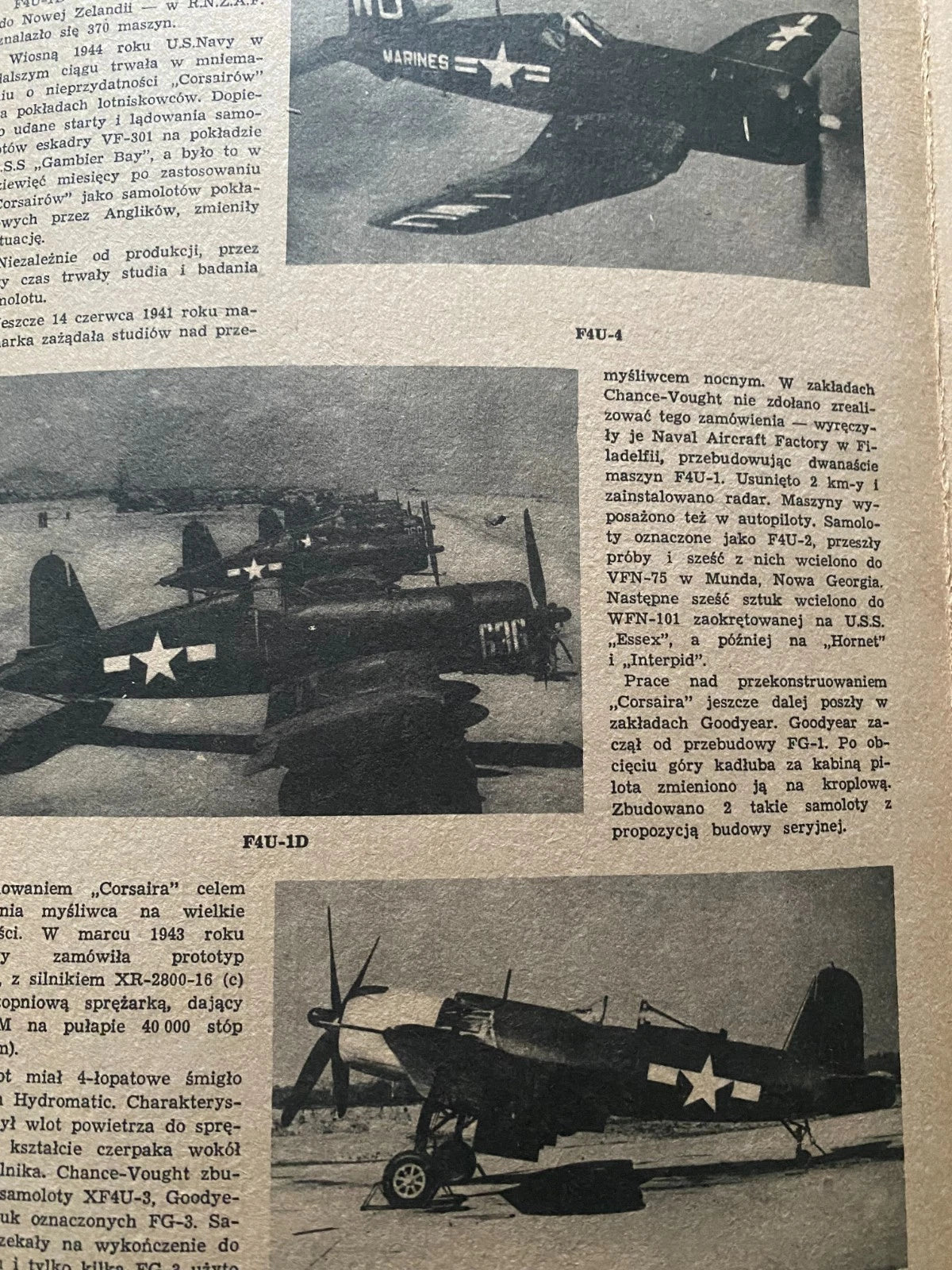 F4U Corsair reference photographs LOK 62