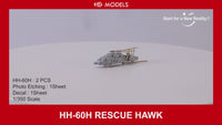Photo of HH-60H Rescue Hawk 1/350 scale 3D printed resin model set by HS Model HSM-U350014S