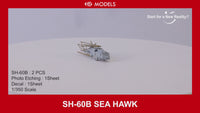 Photo of SH-60B Sea Hawk 1/350 scale resin helicopter model kit HSM-U350010S with photo etch and decals