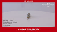 Photo of MH-60R Sea Hawk 1/350 scale model by HS Model with resin parts, photo-etch and decals