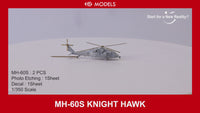 Photo of 1/350 scale MH-60S Knight Hawk helicopters by HS Model with photo etch and decals