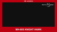 Photo of 1/350 scale MH-60S Knight Hawk helicopters by HS Model with photo etch and decals