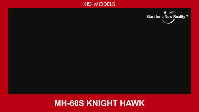 Photo of 1/350 scale MH-60S Knight Hawk helicopters by HS Model with photo etch and decals