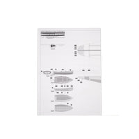 Photo of Amati Endeavour Construction Plans 1:35 Scale B1200,82 showing detailed yacht blueprints of the Schooner Endeavour