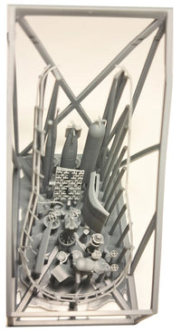 Photo of German U-Boat Type IXC/40 U-190 1:144 scale upgrade set with photo-etched brass and 3D resin parts for Revell model