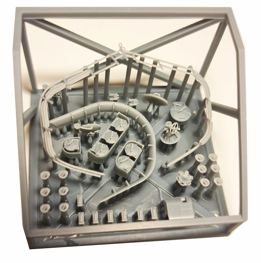 Photo of German U-Boat Type IXC/40 U-190 1:144 scale upgrade set with photo-etched brass and 3D resin parts for Revell model