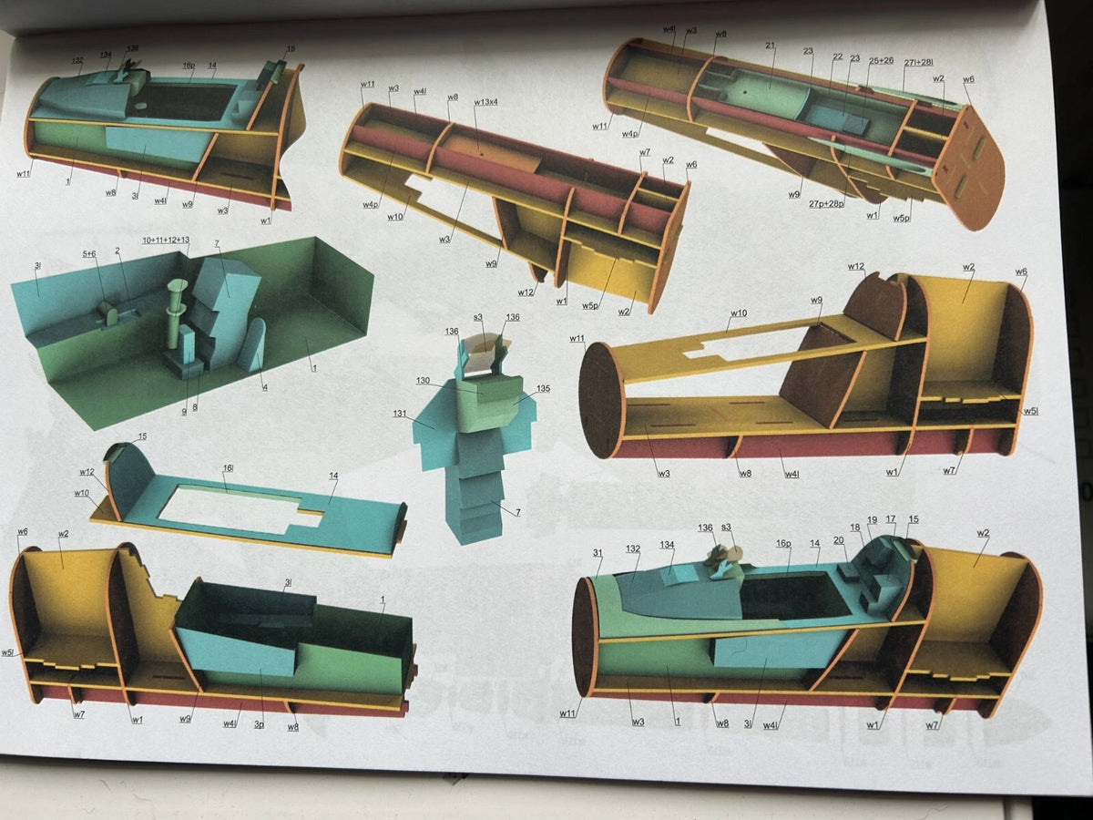 Photo of Mirage 2000-C card model kit 1:33 scale by MS Model Angraf