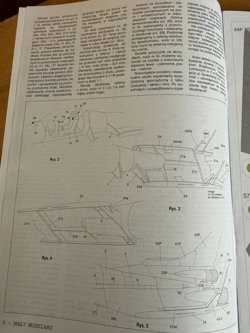 Photo of Mikoyan MiG-29 Fulcrum cardboard model kit by Mały Modelarz LOK for assembly