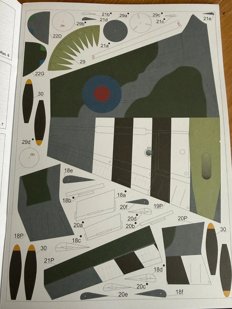 Photo of De Havilland Mosquito Mk.VI FB 1:33 Maly Modelarz 10-11-12/2023 card model kit