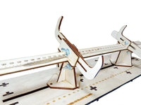 Photo of LMG BB-42 ship model jig upgrade kit with rotating keel blocks