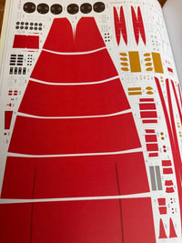 Photo of Tsesarevich Цесаревич Avangard 1:200 card model kit with laser cut frame and detail set