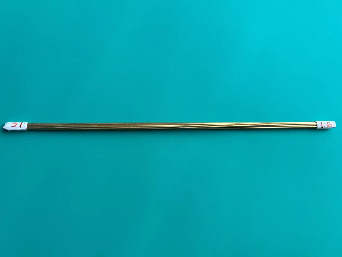Photo of 10 brass modeling wire rods, 300mm long and 2.4mm thick, ideal for scale models and hobby crafting