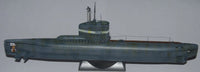 Photo of 1:144 scale German U-Boat Type XXIII detail set with photo-etched and 3D-printed resin parts for Trumpeter 05908 submarine model