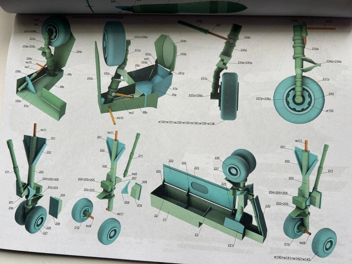 Photo of Mirage 2000-C card model kit 1:33 scale by MS Model Angraf