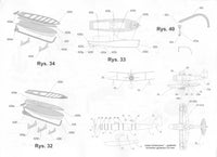 Photo of IJN Fuso 1:200 scale card model kit by Angraf Publishing showing detailed printed parts and packaging.