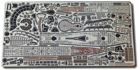 Photo of photo-etched brass detail set for German U-Boat Type VIIC in 1:350 scale, compatible with Revell 05093