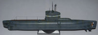 Photo of 1:144 scale German U-Boat Type XXIII detail set with photo-etched and 3D-printed resin parts for Trumpeter 05908 submarine model