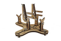 Photo of LMG BB-41 laser cut plywood model building work stand