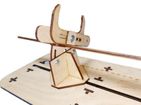 Photo of LMG BB-42 ship model jig upgrade kit with rotating keel blocks