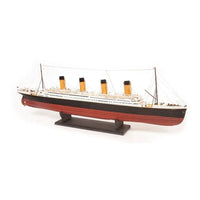Photo of OcCre 19161 model ship display stand 380x120mm with black unvarnished wood base