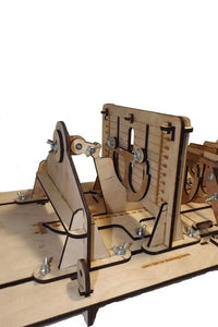 Photo of LMG BB-09 ship model building jig for sailing ships