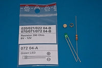 Photo of RB Model 07204 Masthead Lamp 360 Degrees 6x4mm Green LED with resistor for sailboat models