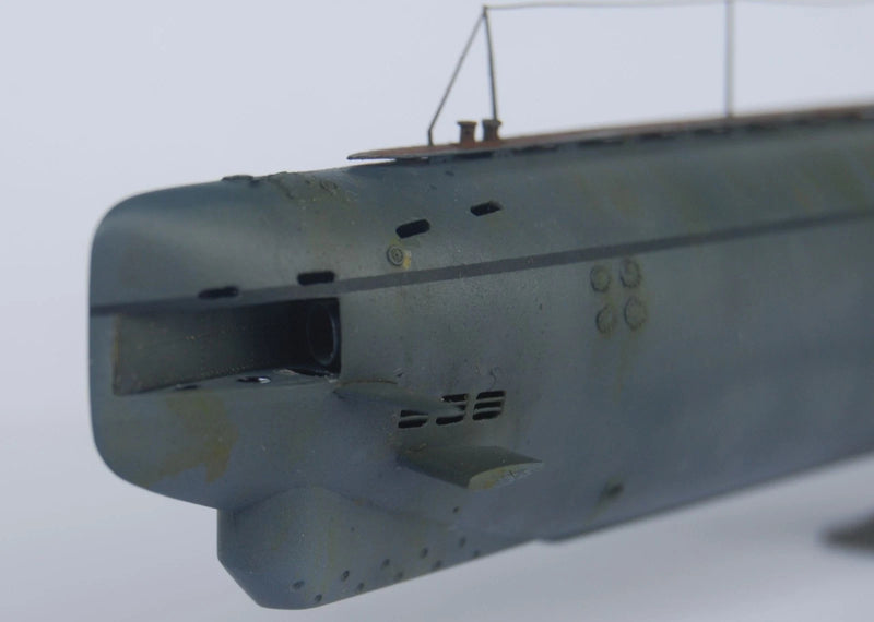 Photo of German U-Boat Type XXIII detail set 1:144 scale with photo-etched and 3D resin parts for Revell 05140 and ICM S.004