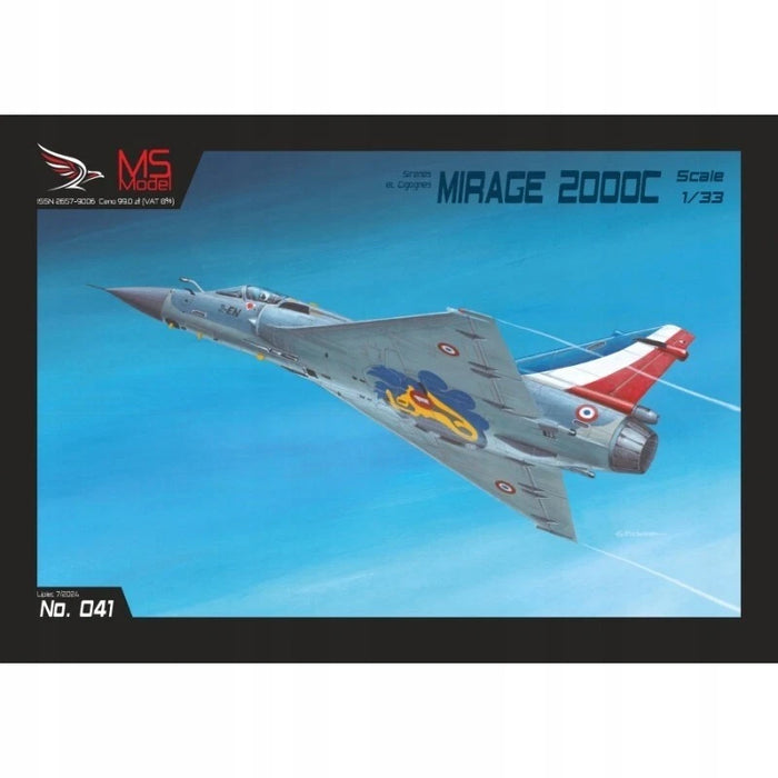 Photo of Mirage 2000-C card model kit 1:33 scale by MS Model Angraf