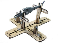Photo of LMG BB-41 laser cut plywood model building work stand