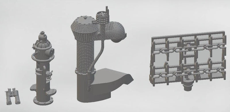 Photo of German U-Boat Type IXC/40 U-190 1:144 scale upgrade set with photo-etched brass and 3D resin parts for Revell model