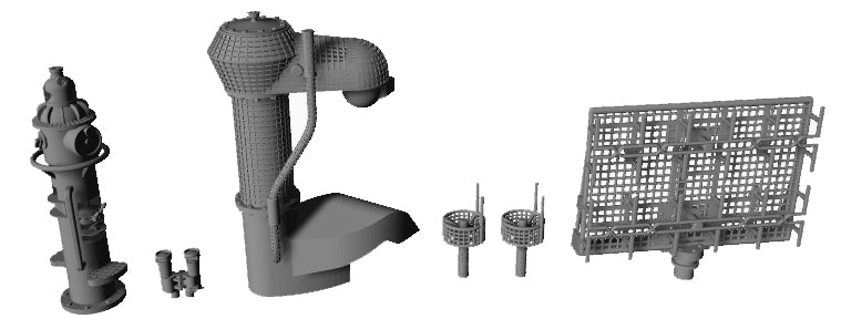 Photo of resin detail set for German U-boat U-190 Type IXC/40 1:72 Revell 05133 by RCSubs