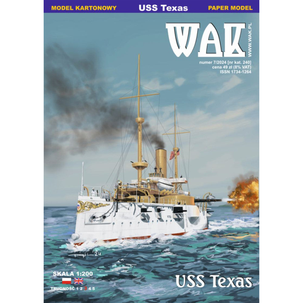 USS Texas 1:200 Scale WAK