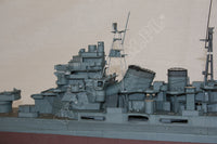 Image of GPM's IJN Maya 1:200 Scale Card Model Kit, showcasing the detailed replica of the WWII Japanese cruiser, perfect for historical model enthusiasts and collectors.
