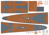 Image of GPM's IJN Maya 1:200 Scale Card Model Kit, showcasing the detailed replica of the WWII Japanese cruiser, perfect for historical model enthusiasts and collectors.