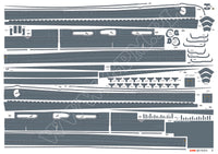 Image of GPM's IJN Maya 1:200 Scale Card Model Kit, showcasing the detailed replica of the WWII Japanese cruiser, perfect for historical model enthusiasts and collectors.